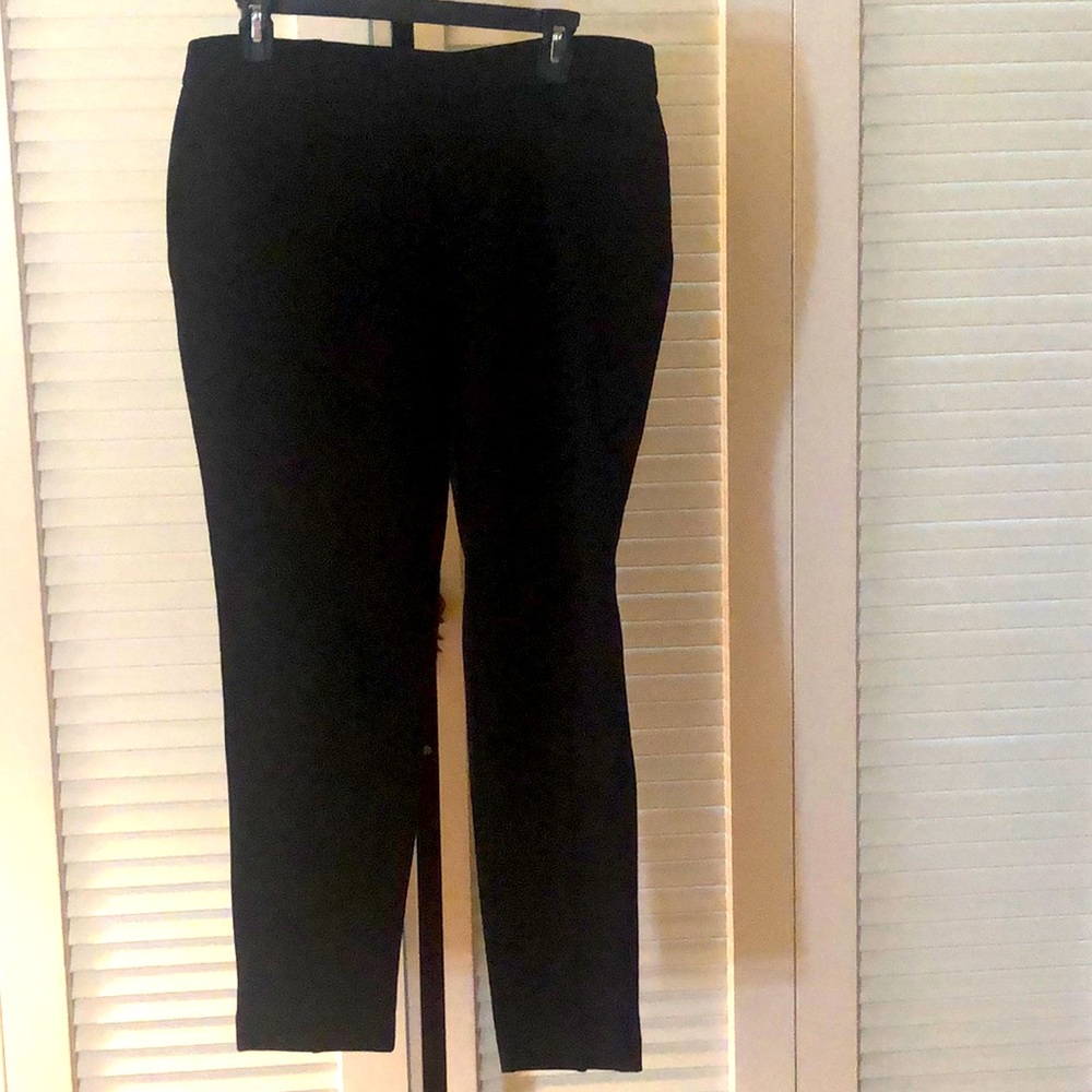 Anne Klein Size Large Black Pants